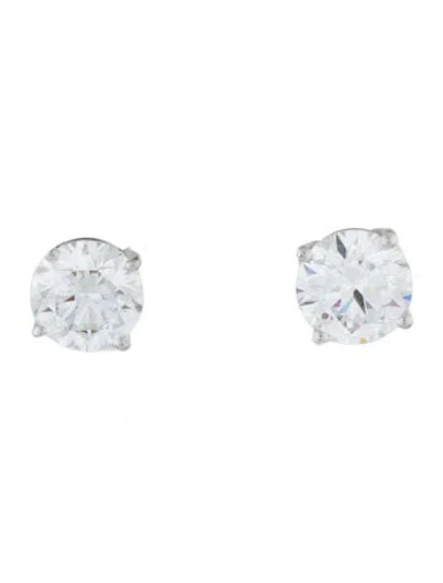 Pre-owned Earrings 14k 2.12ctw Lab-grown Diamond Stud  In Multi
