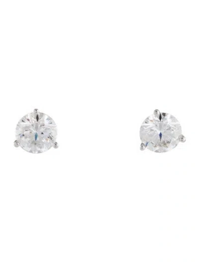 Pre-owned Earrings 14k 2.13ctw Lab-grown Diamond Stud  In Multi
