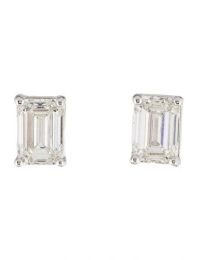 Pre-owned Earrings 14k 2.13ctw Lab-grown Diamond Stud  In Multi