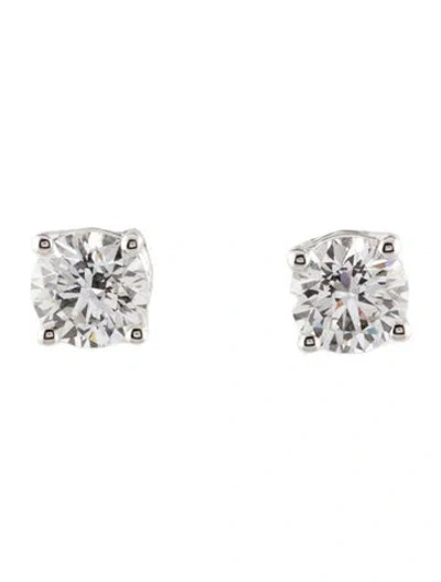 Pre-owned Earrings 14k 2.16ctw Lab-grown Diamond Studs In Multi