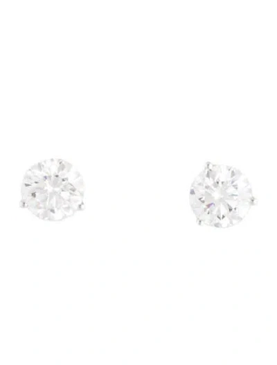 Pre-owned Earrings 14k 2.18ctw Lab-grown Diamond Stud  In Multi