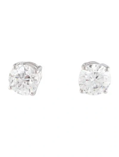 Pre-owned Earrings 14k 2.20ctw Lab-grown Diamond Stud Earring In Multi