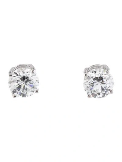 Pre-owned Earrings 14k 2.20ctw Lab-grown Diamond Stud  In Multi