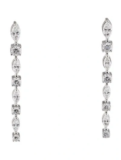 Pre-owned Earrings 14k 2.25ctw Lab-grown Diamond Drop  In Multi