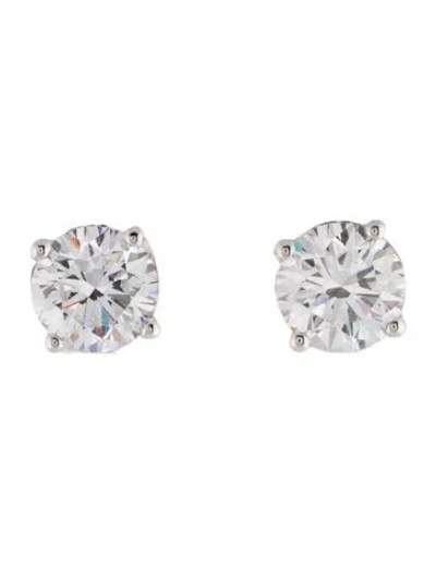 Pre-owned Earrings 14k 2.25ctw Lab-grown Diamond Stud  In Multi