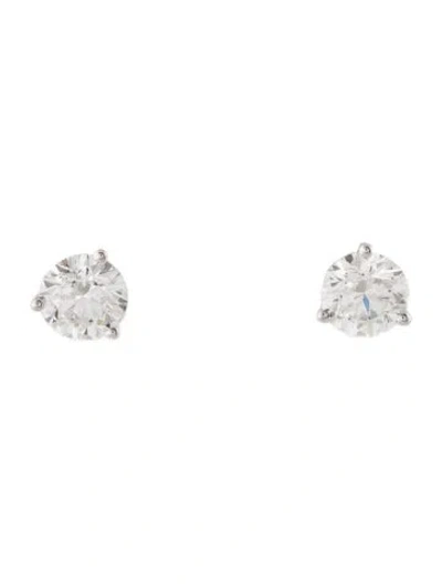 Pre-owned Earrings 14k 2.28ctw Lab-grown Diamond Stud  In Multi