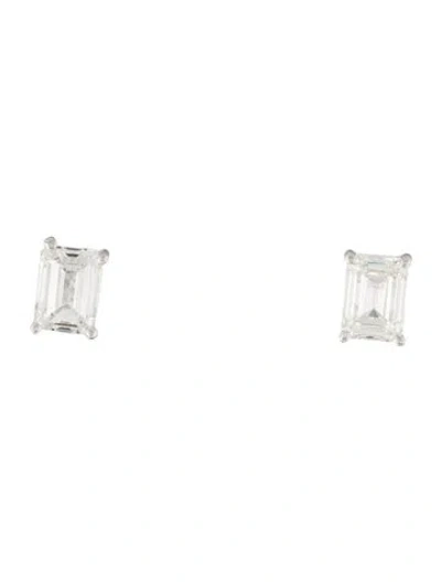 Pre-owned Earrings 14k 2.35ctw Lab-grown Diamond Stud In Multi