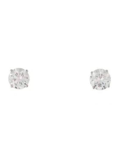 Pre-owned Earrings 14k 2.40ctw Lab-grown Diamond Stud In Multi