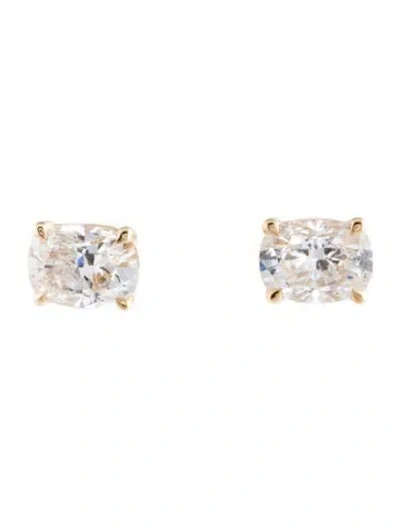 Pre-owned Earrings 14k 2.41ctw Lab-grown Diamond Stud  In Multi