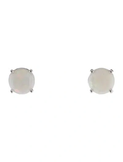 Pre-owned Earrings 14k 2.41ctw Opal Stud  In Multi
