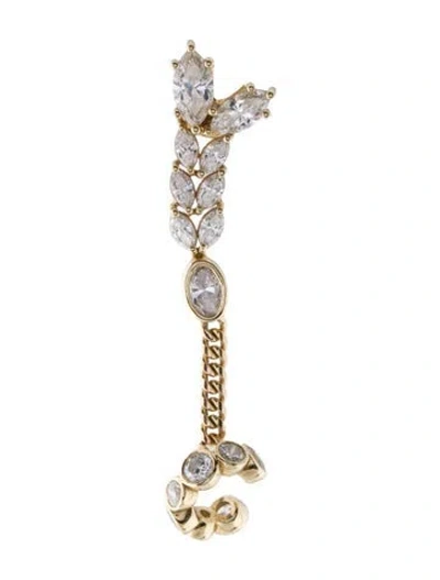 Pre-owned Earrings 14k 2.42ctw Lab-grown Diamond Single Earring  In Multi