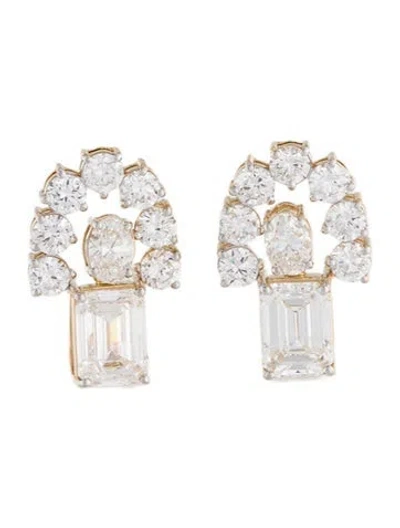 Pre-owned Earrings 14k 2.42ctw Lab-grown Diamond Stud  In Multi