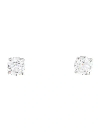 Pre-owned Earrings 14k 2.46ctw Lab-grown Diamond Stud  In Multi