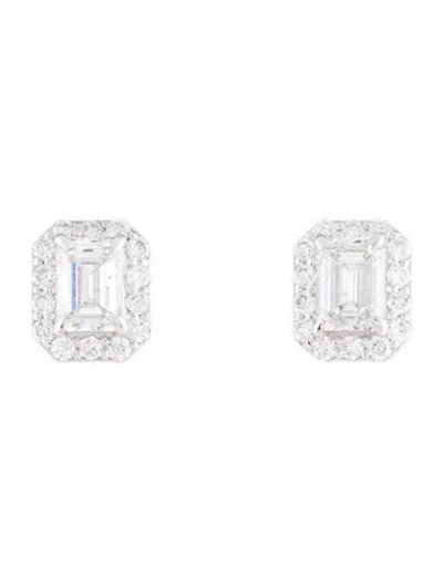 Pre-owned Earrings 14k 2.50ctw Lab-grown Diamond Stud  In Multi