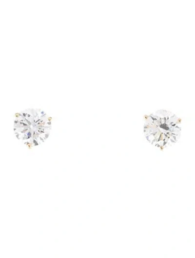 Pre-owned Earrings 14k 2.50ctw Lab-grown Diamond Stud  In Multi