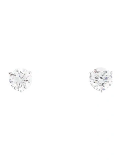 Pre-owned Earrings 14k 2.50ctw Lab-grown Diamond Stud  In Multi