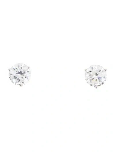 Pre-owned Earrings 14k 2.50ctw Lab-grown Diamond Stud  In Multi