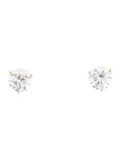 Pre-owned Earrings 14k 2.50ctw Lab-grown Diamond Stud  In Multi