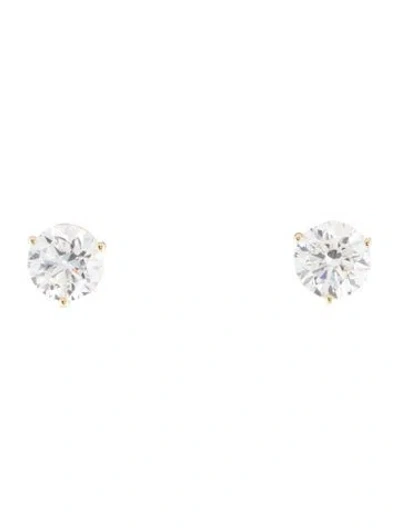 Pre-owned Earrings 14k 2.50ctw Lab-grown Diamond Stud  In Multi
