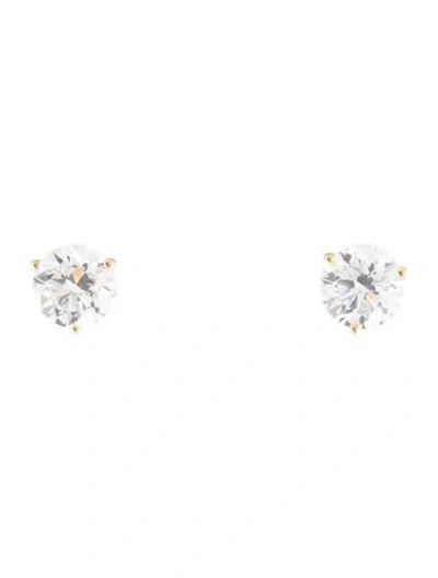 Pre-owned Earrings 14k 2.50ctw Lab-grown Diamond Stud  In Multi