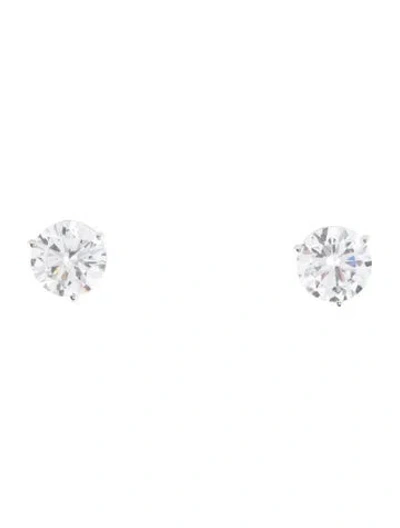Pre-owned Earrings 14k 2.50ctw Lab-grown Diamond Stud  In Multi