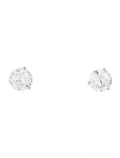 Pre-owned Earrings 14k 2.50ctw Lab-grown Diamond Stud  In Multi