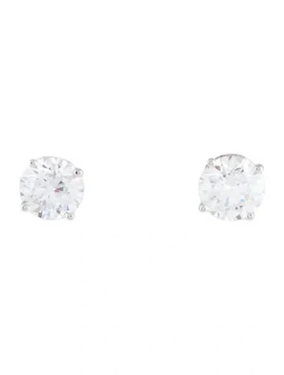 Pre-owned Earrings 14k 2.50ctw Lab-grown Diamond Stud  In Multi