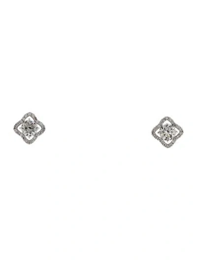 Pre-owned Earrings 14k 2.51ctw Lab-grown Diamond Stud  In Multi