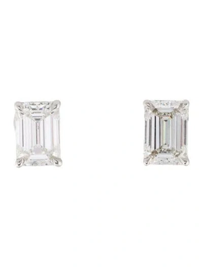Pre-owned Earrings 14k 2.51ctw Lab-grown Diamond Stud  In Multi