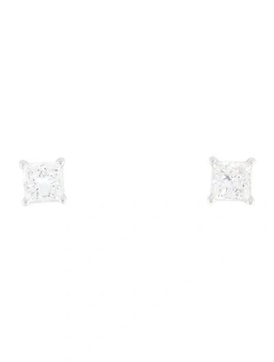 Pre-owned Earrings 14k 2.53ctw Lab-grown Diamond Solitaire Stud  In Multi
