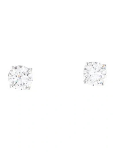 Pre-owned Earrings 14k 2.58ctw Lab-grown Diamond Stud  In Multi
