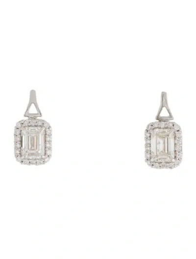 Pre-owned Earrings 14k 2.60ctw Lab-grown Diamond Drop  In Multi