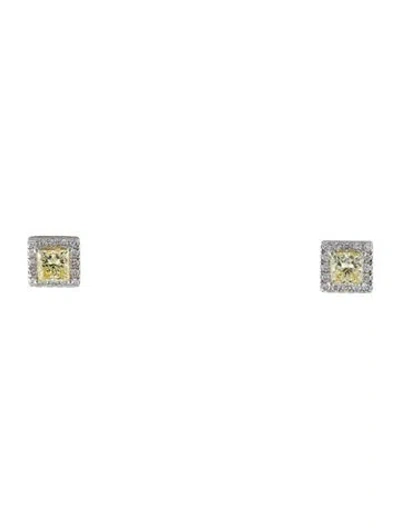 Pre-owned Earrings 14k 2.61ctw Lab-grown Diamond Stud  In Multi
