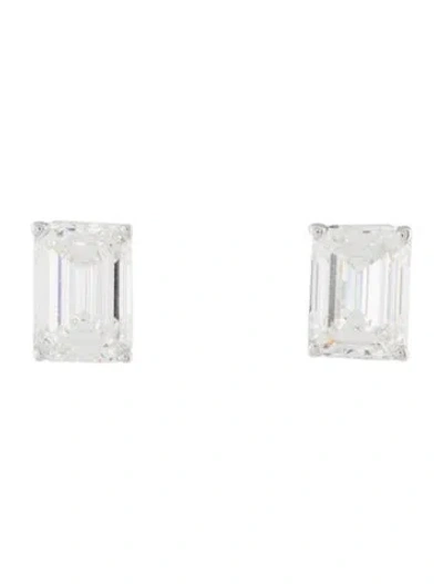 Pre-owned Earrings 14k 2.64ctw Lab-grown Diamond Solitaire Stud  In Multi