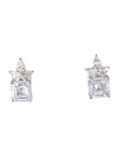 Pre-owned Earrings 14k 2.66ctw Lab-grown Diamond Stud  In Multi