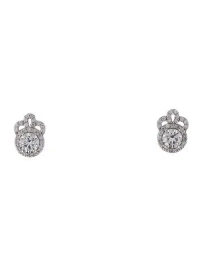 Pre-owned Earrings 14k 2.67ctw Lab-grown Diamond Stud  In Multi