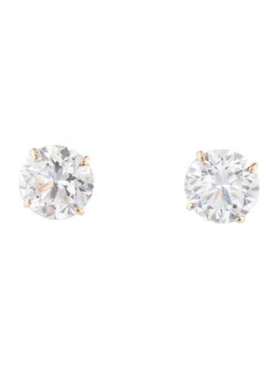 Pre-owned Earrings 14k 2.78ctw Lab-grown Diamond Stud  In Multi