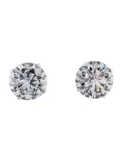 Pre-owned Earrings 14k 3.00ctw Lab-grown Diamond Solitaire Stud  In Multi