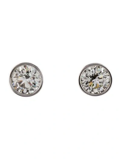 Pre-owned Earrings 14k 3.00ctw Lab-grown Diamond Solitaire Stud  In Multi