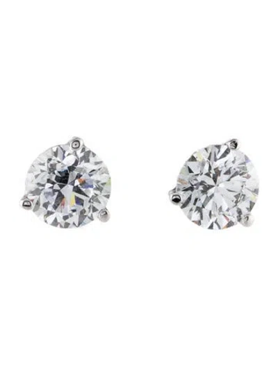 Pre-owned Earrings 14k 3.00ctw Lab-grown Diamond Stud  In Multi