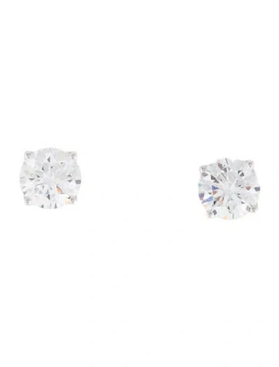 Pre-owned Earrings 14k 3.00ctw Lab-grown Diamond Stud  In Multi