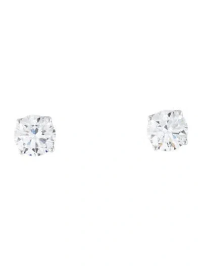 Pre-owned Earrings 14k 3.00ctw Lab-grown Diamond Stud  In Multi