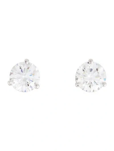 Pre-owned Earrings 14k 3.00ctw Lab-grown Diamond Stud  In Multi