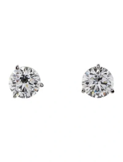 Pre-owned Earrings 14k 3.00ctw Lab-grown Diamond Stud  In Multi
