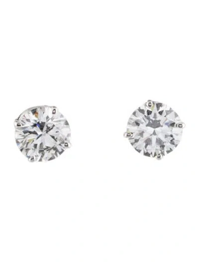 Pre-owned Earrings 14k 3.00ctw Lab-grown Diamond Stud  In Multi