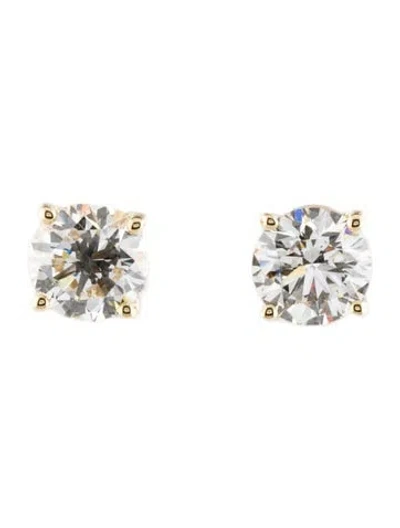 Pre-owned Earrings 14k 3.00ctw Lab-grown Diamond Stud  In Multi