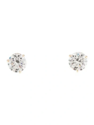 Pre-owned Earrings 14k 3.00ctw Lab-grown Diamond Stud  In Multi