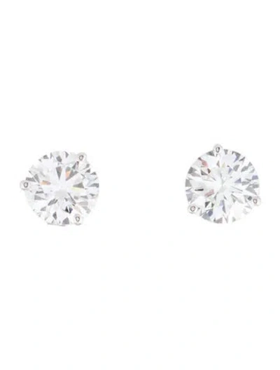 Pre-owned Earrings 14k 3.00ctw Lab-grown Diamond Studs In Multi