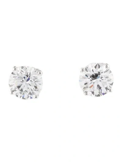 Pre-owned Earrings 14k 3.02ctw Lab-grown Diamond Stud  In Multi