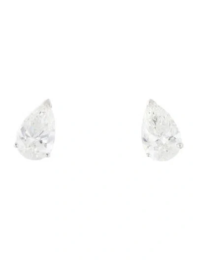 Pre-owned Earrings 14k 3.02ctw Lab-grown Diamond Stud  In Multi